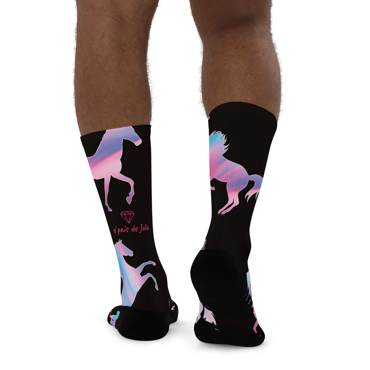 Calcetines deportivos hípico caballo colorines
