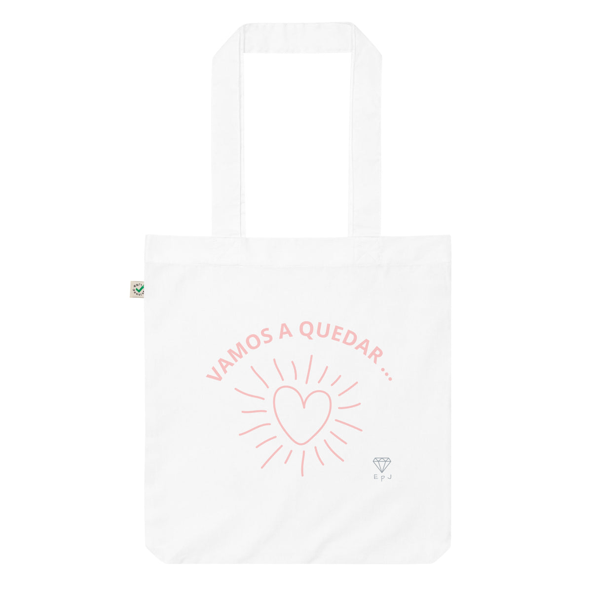 Tote bag orgánica de moda VAMOS A QUEDAR