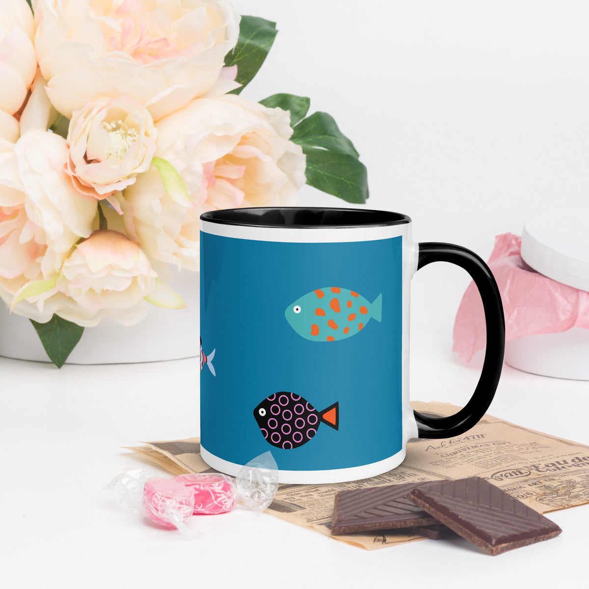 Taza pececitos