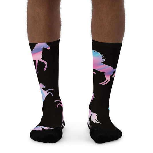 Calcetines deportivos hípico caballo colorines