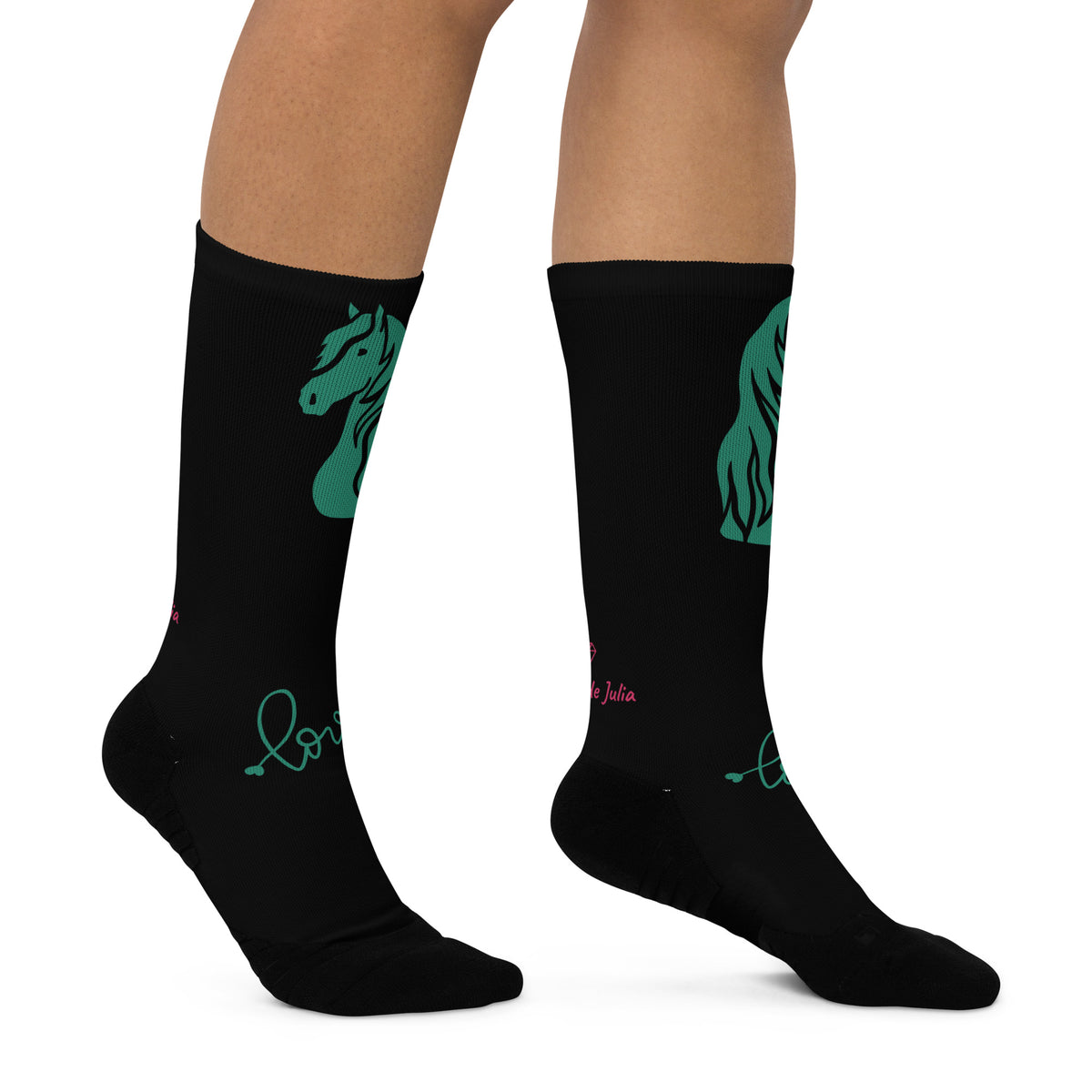 Calcetines deportivos hípica verde