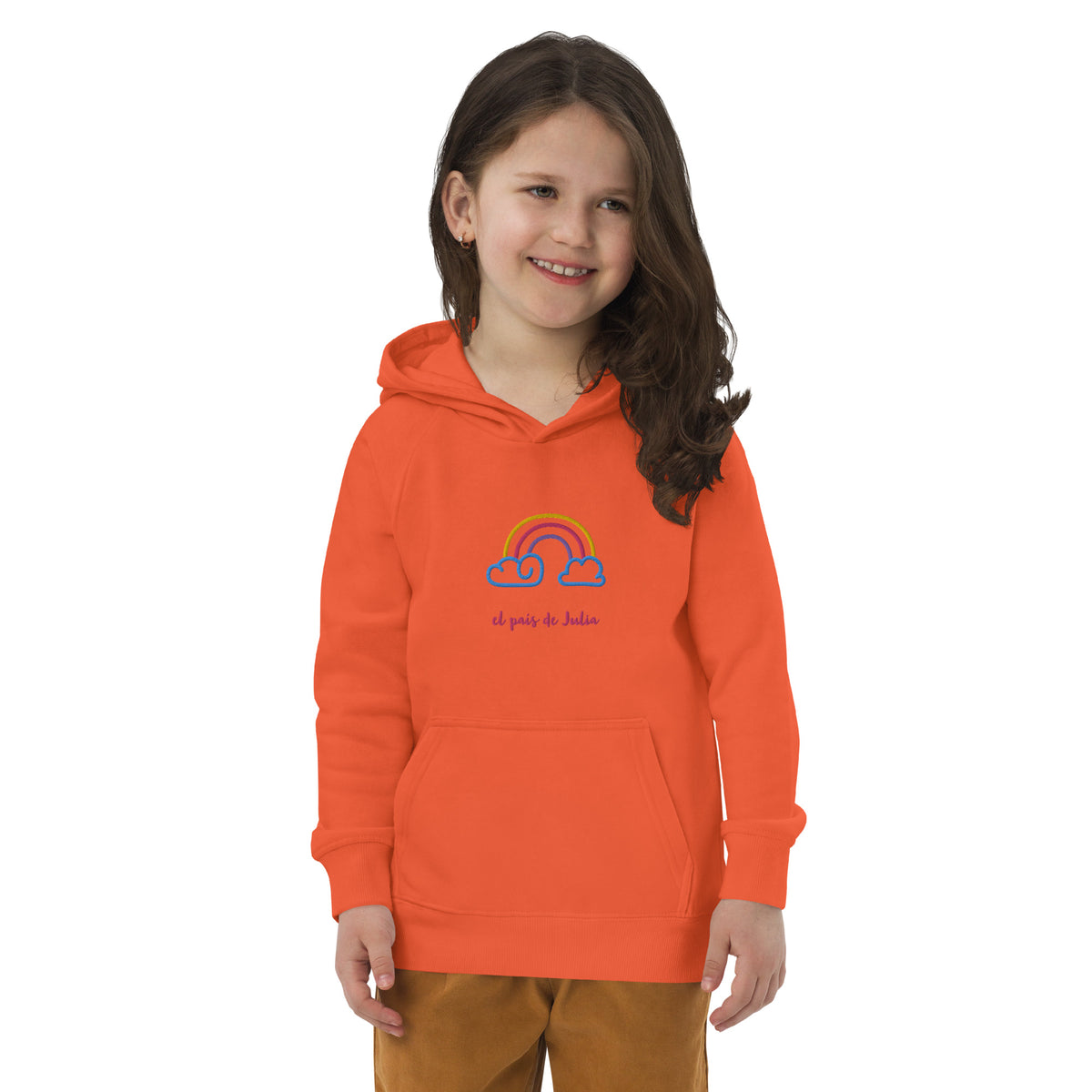 Sudadera con capucha eco unisex arcoiris