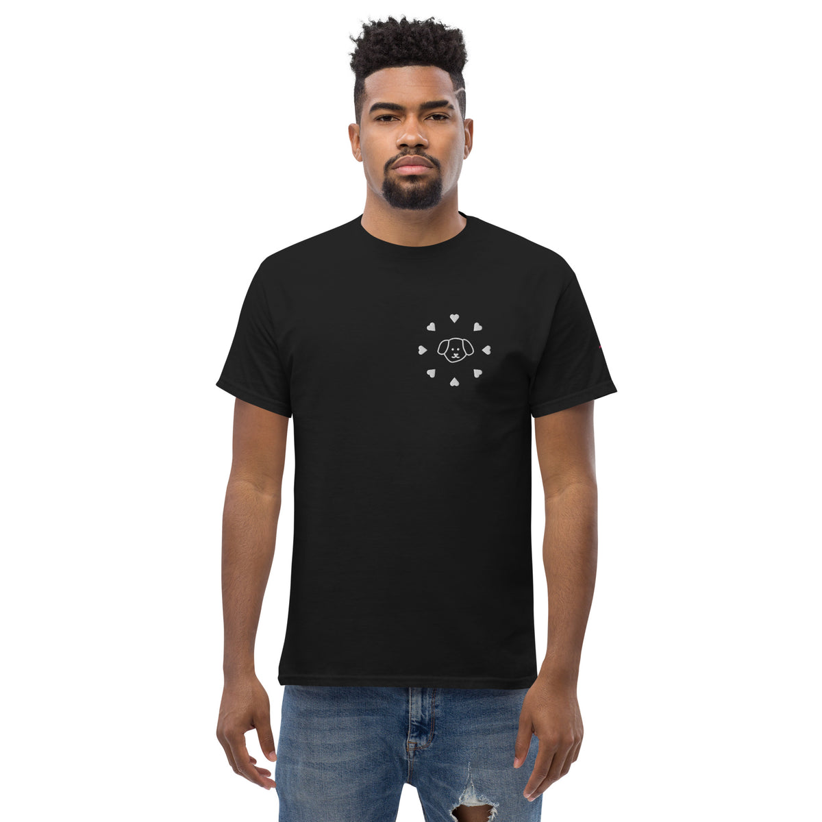 Camiseta clásica unisex Daniel bordado con hilo