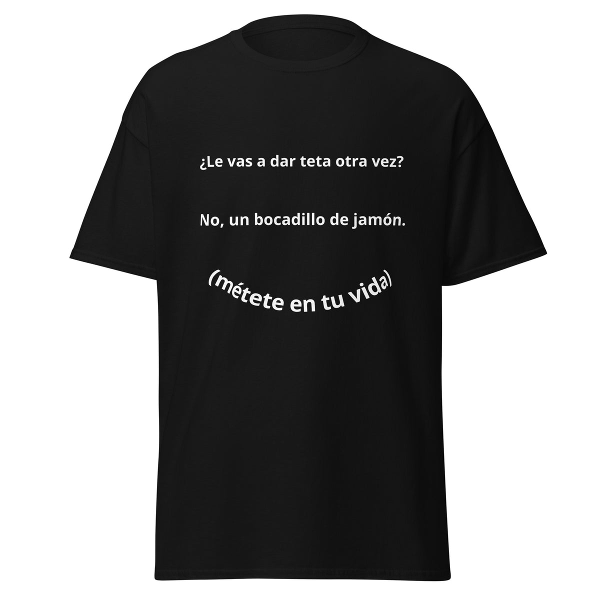Camiseta clásica unisex bocadillo de jamón