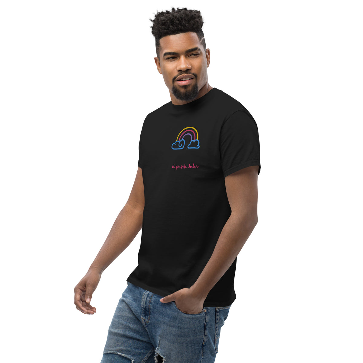 Camiseta clásica unisex arcoiris