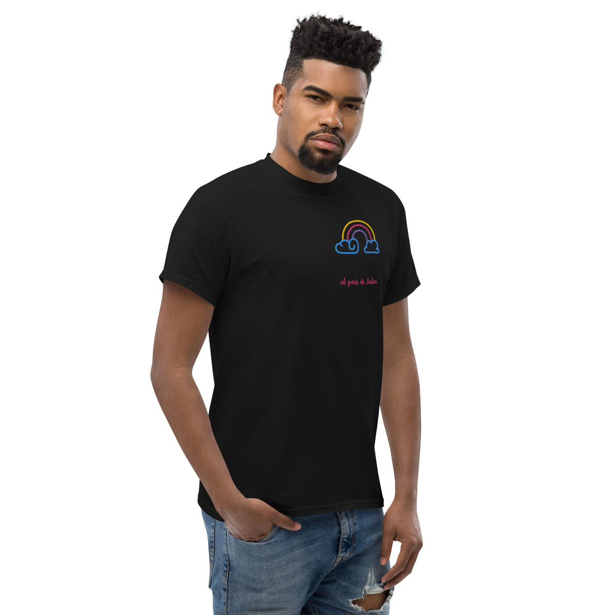 Camiseta clásica unisex arcoiris