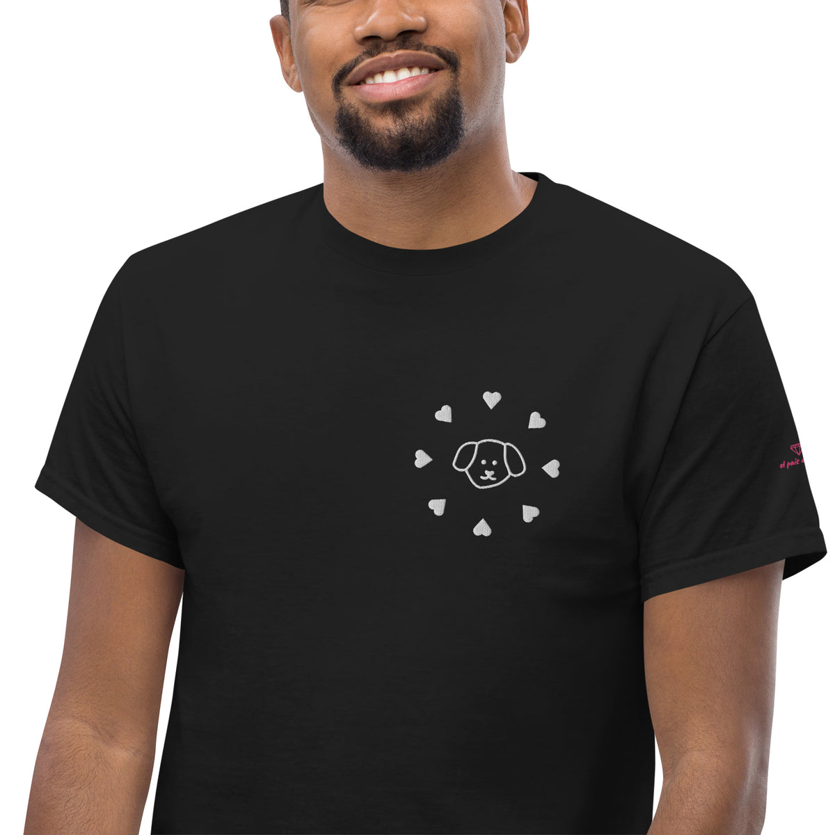 Camiseta clásica unisex Daniel bordado con hilo