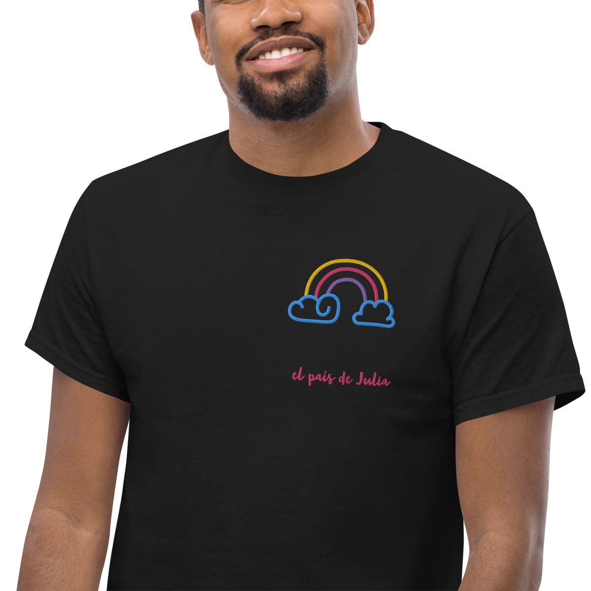 Camiseta clásica unisex arcoiris