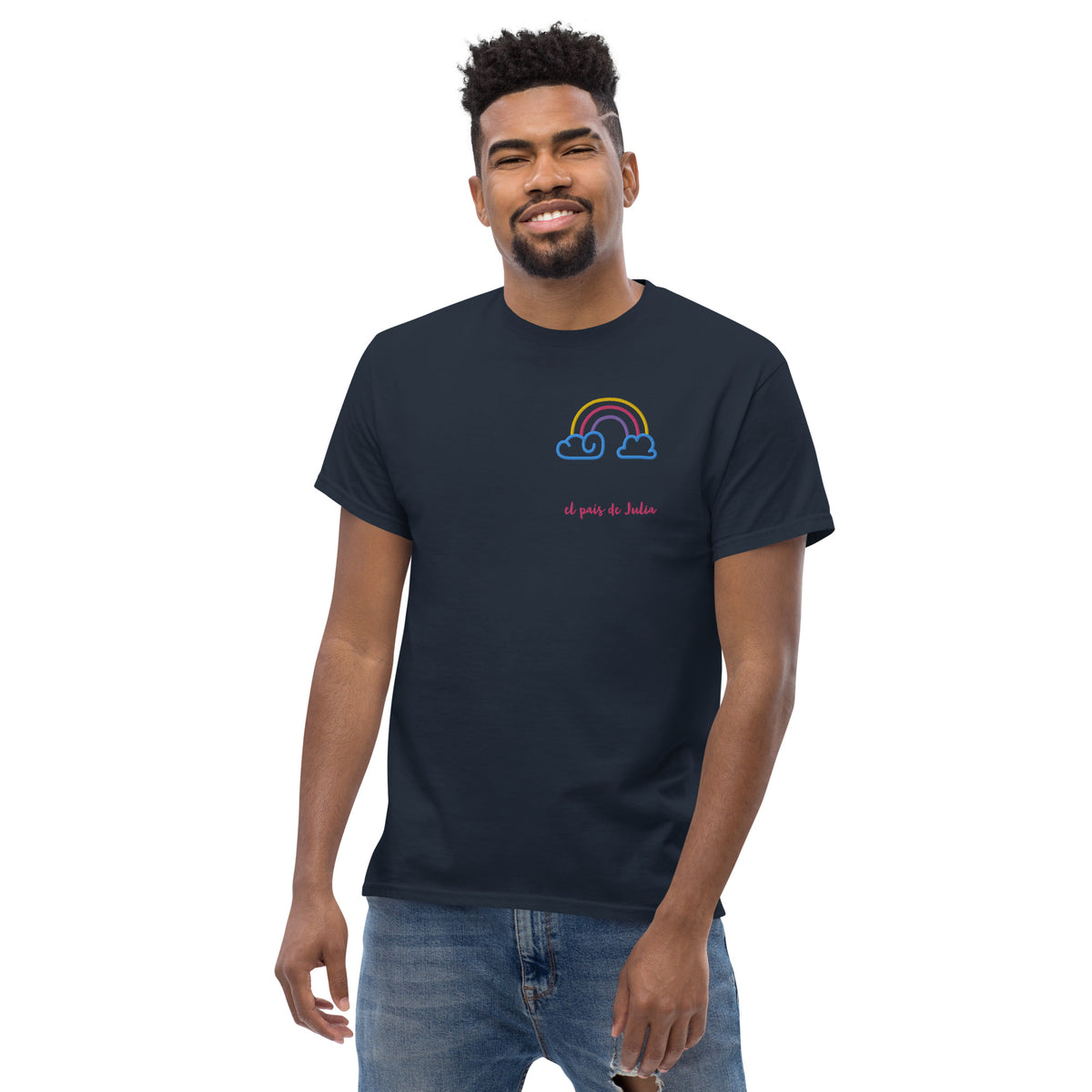 Camiseta clásica unisex arcoiris