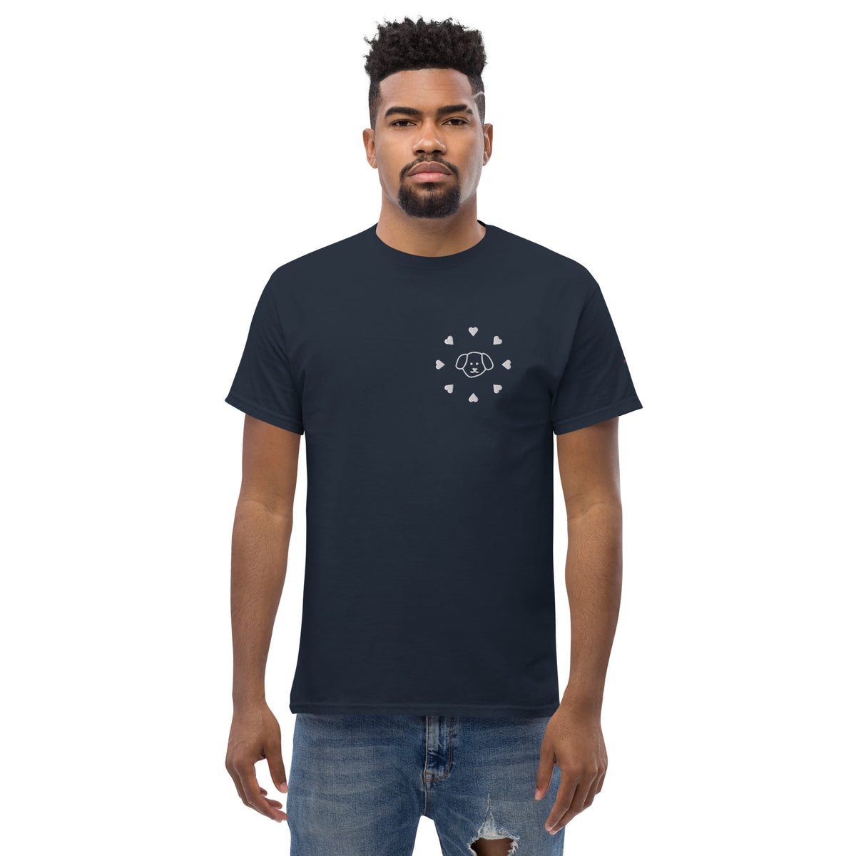Camiseta clásica unisex Daniel bordado con hilo