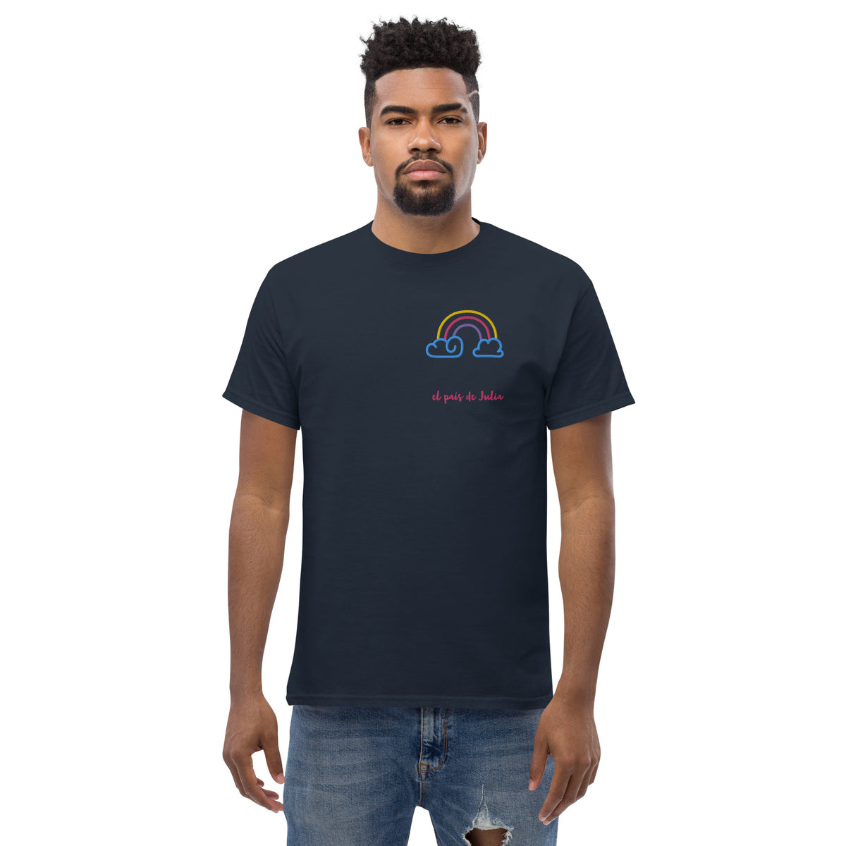 Camiseta clásica unisex arcoiris