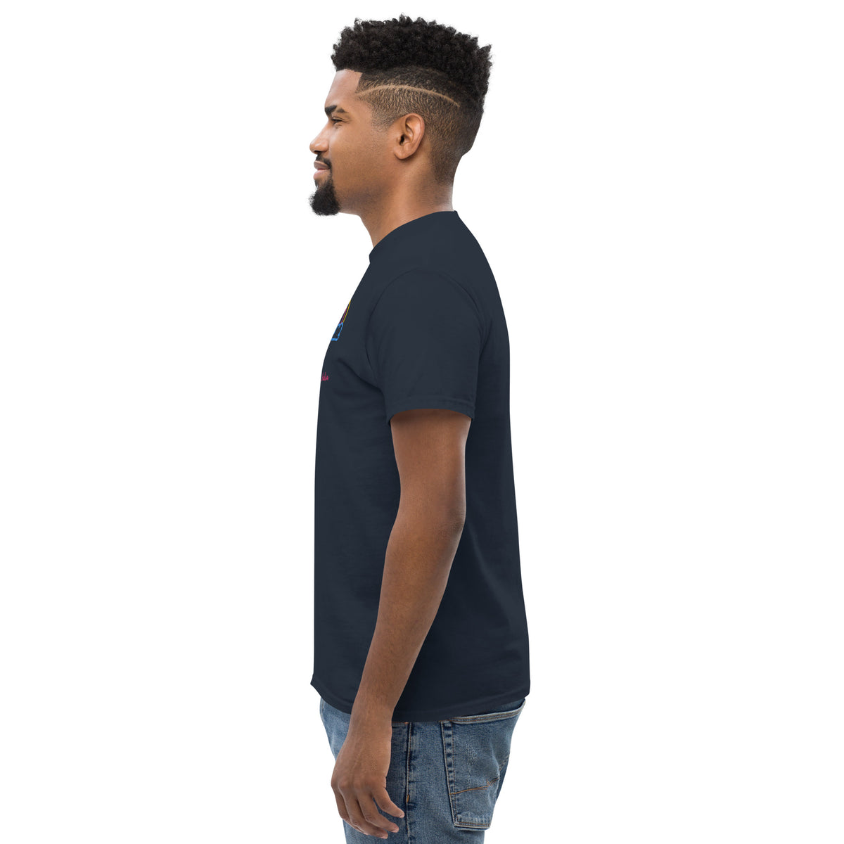 Camiseta clásica unisex arcoiris