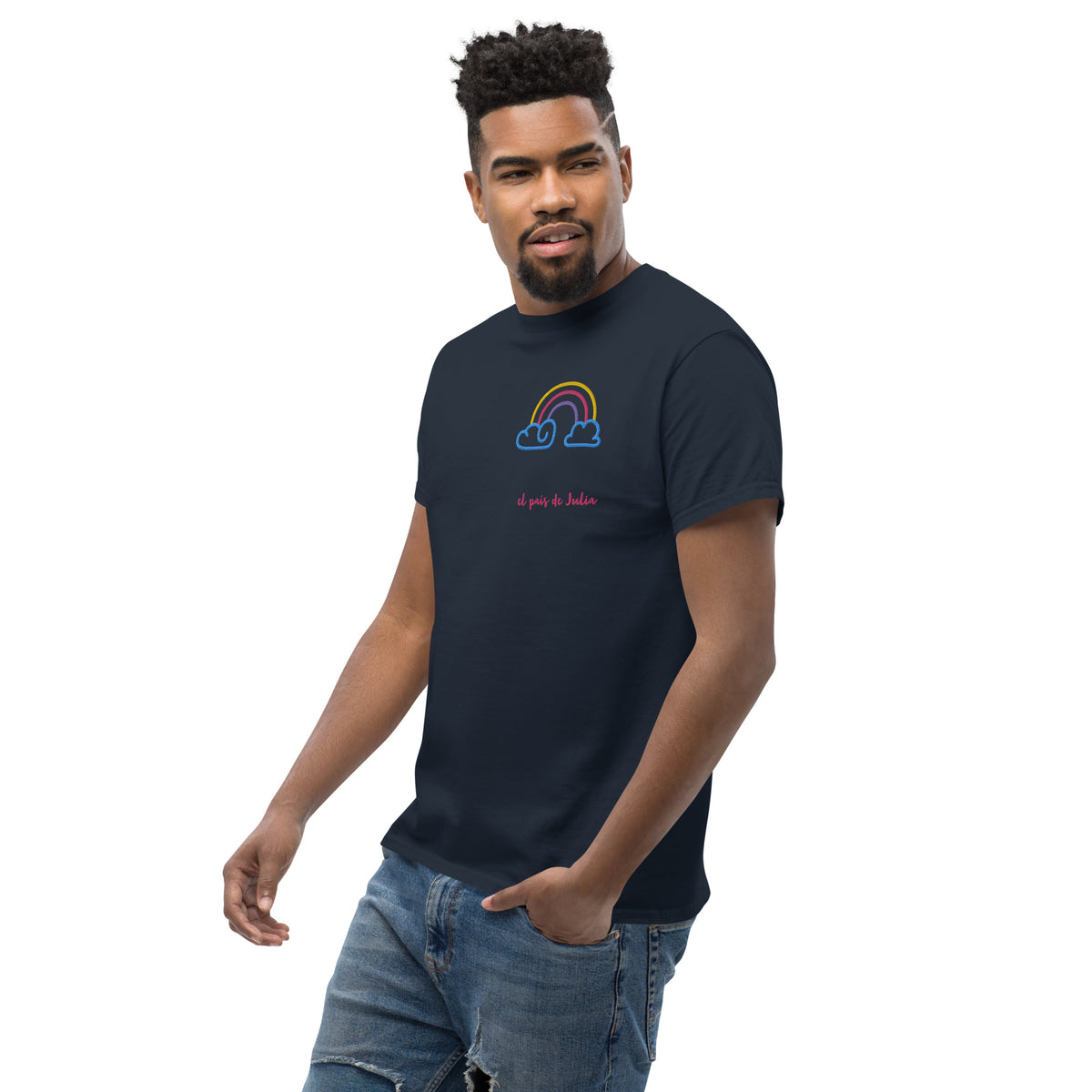 Camiseta clásica unisex arcoiris