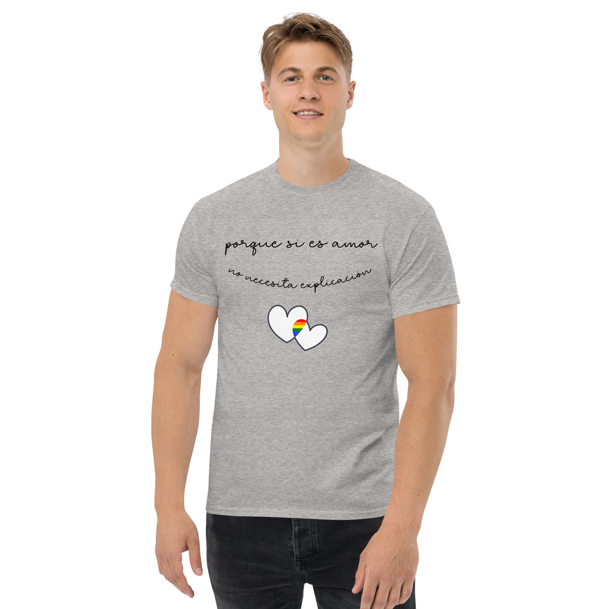 Camiseta clásica unisex.... si es amor