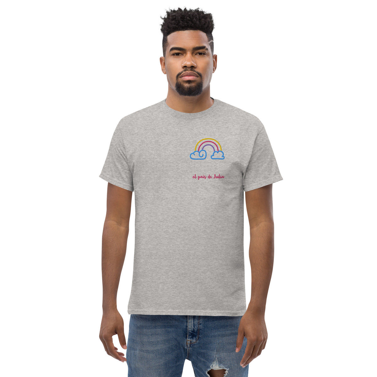 Camiseta clásica unisex arcoiris