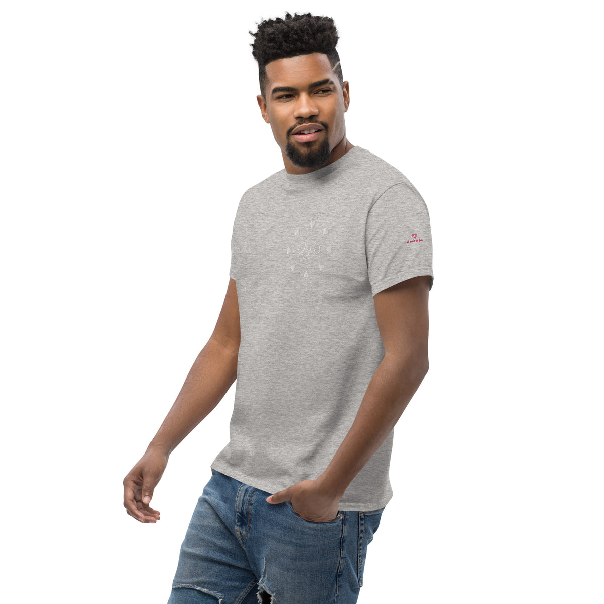 Camiseta clásica unisex Daniel bordado con hilo