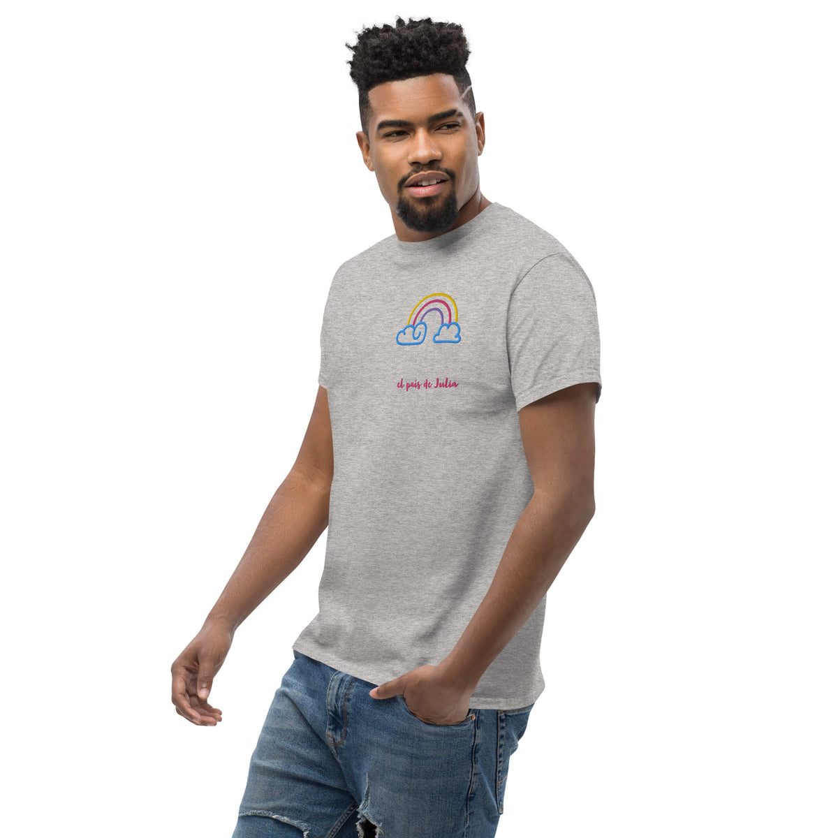 Camiseta clásica unisex arcoiris