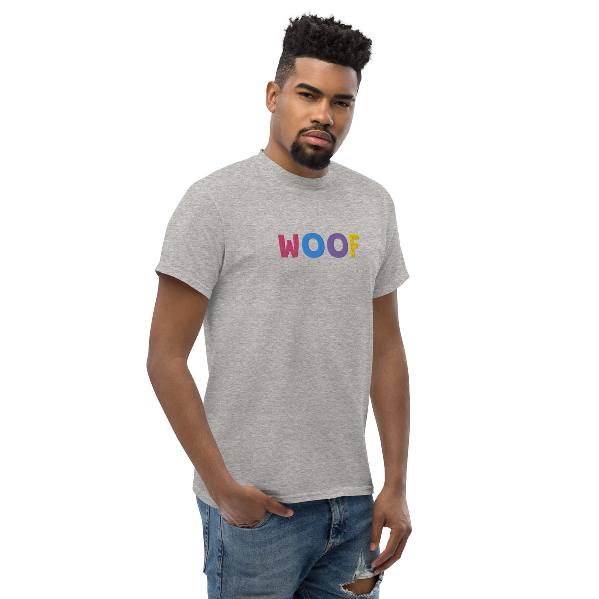 Camiseta clásica unisex woof