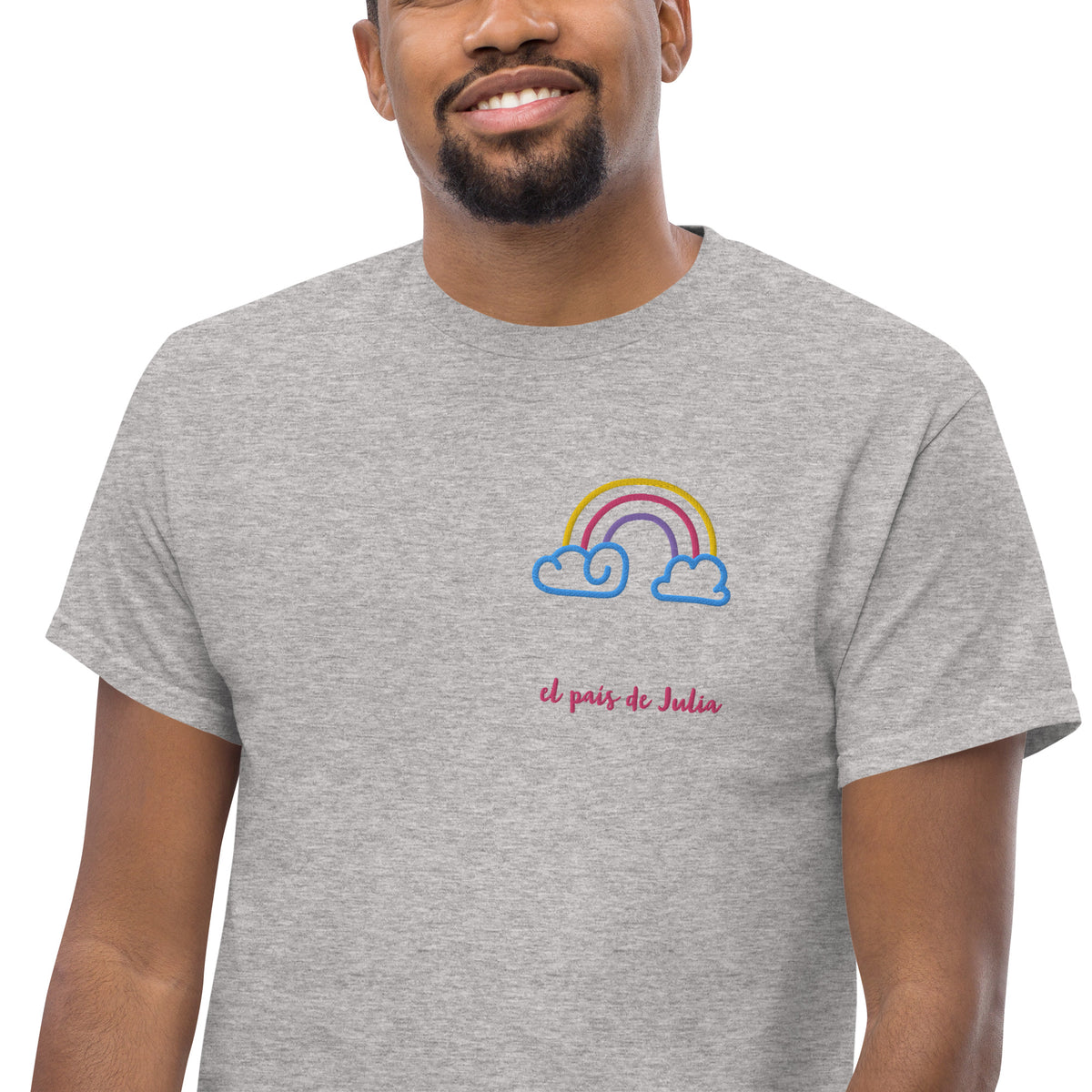 Camiseta clásica unisex arcoiris