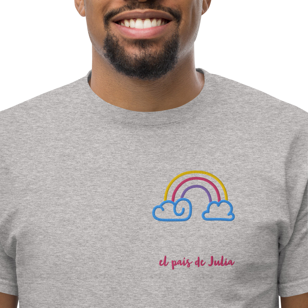 Camiseta clásica unisex arcoiris