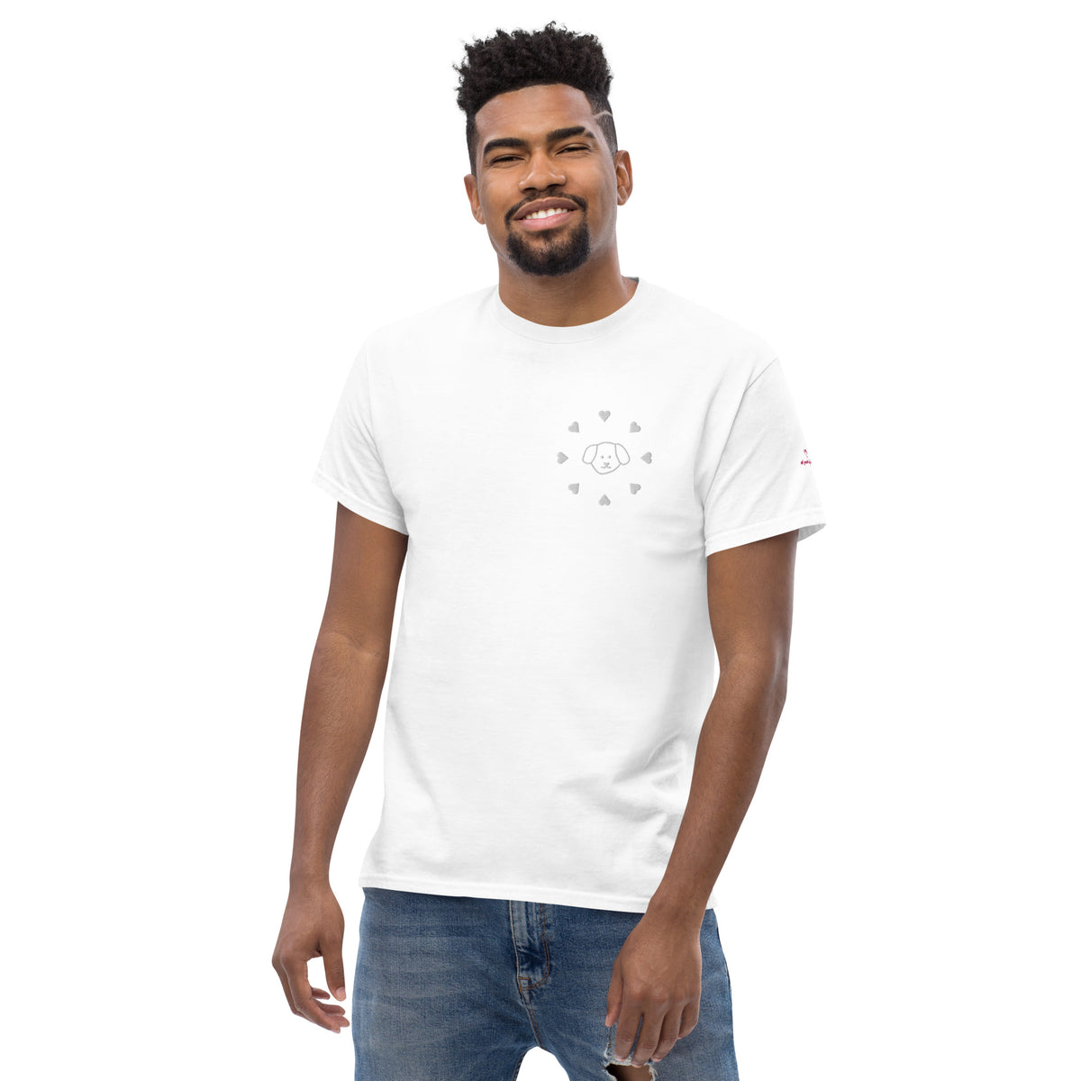 Camiseta clásica unisex Daniel bordado con hilo