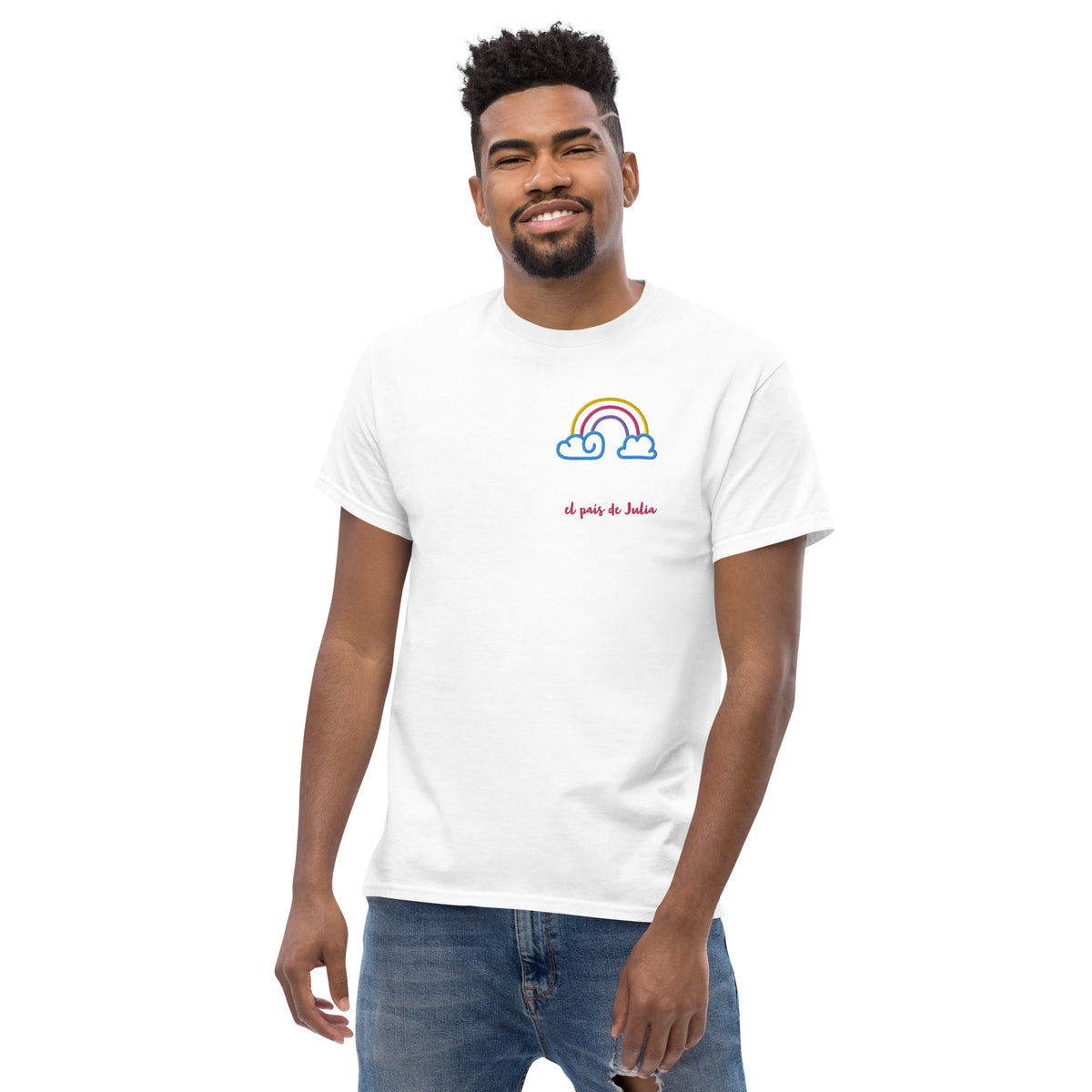 Camiseta clásica unisex arcoiris