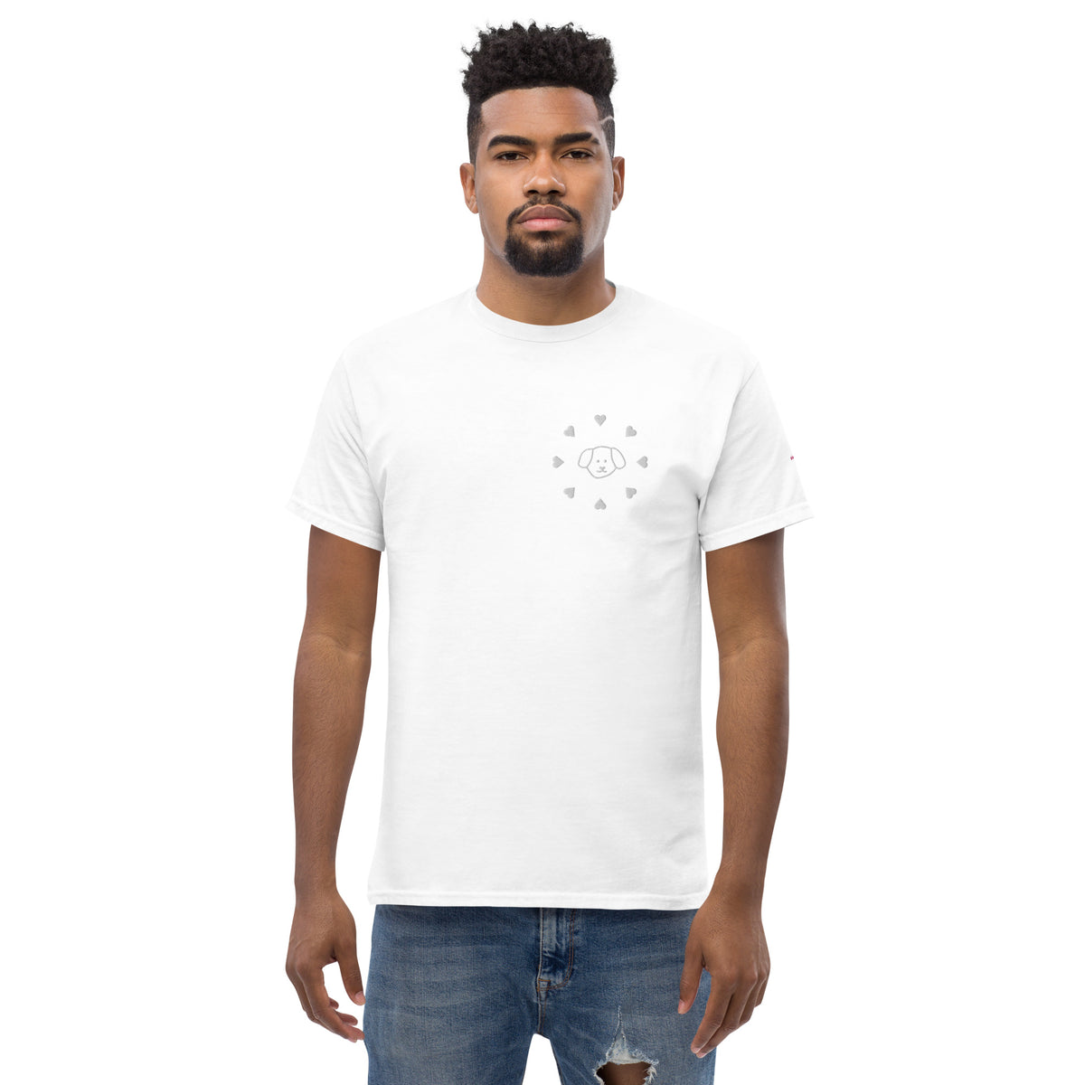 Camiseta clásica unisex Daniel bordado con hilo