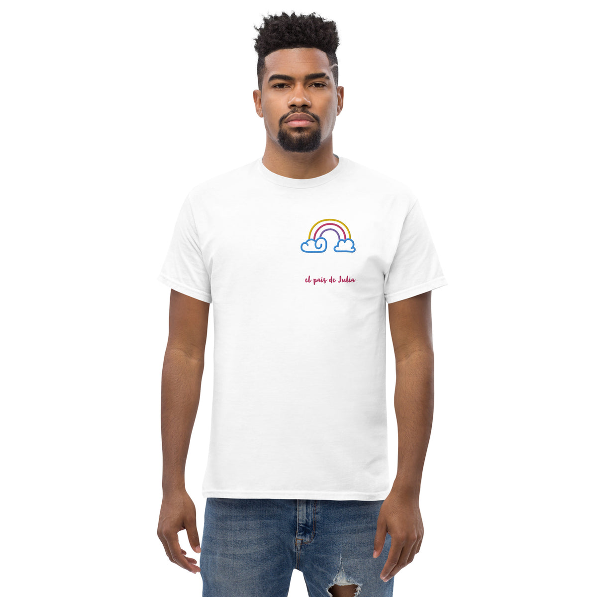 Camiseta clásica unisex arcoiris