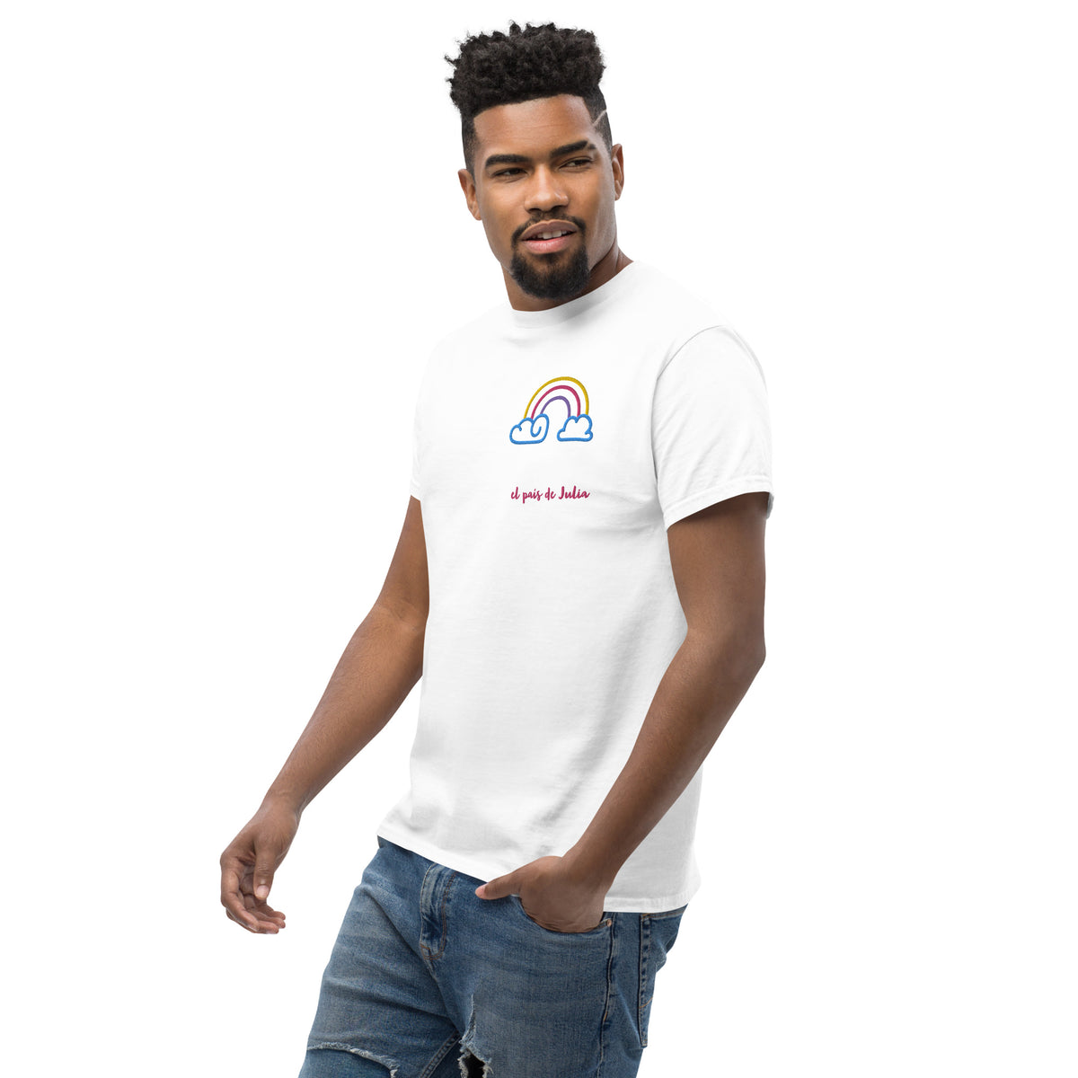 Camiseta clásica unisex arcoiris