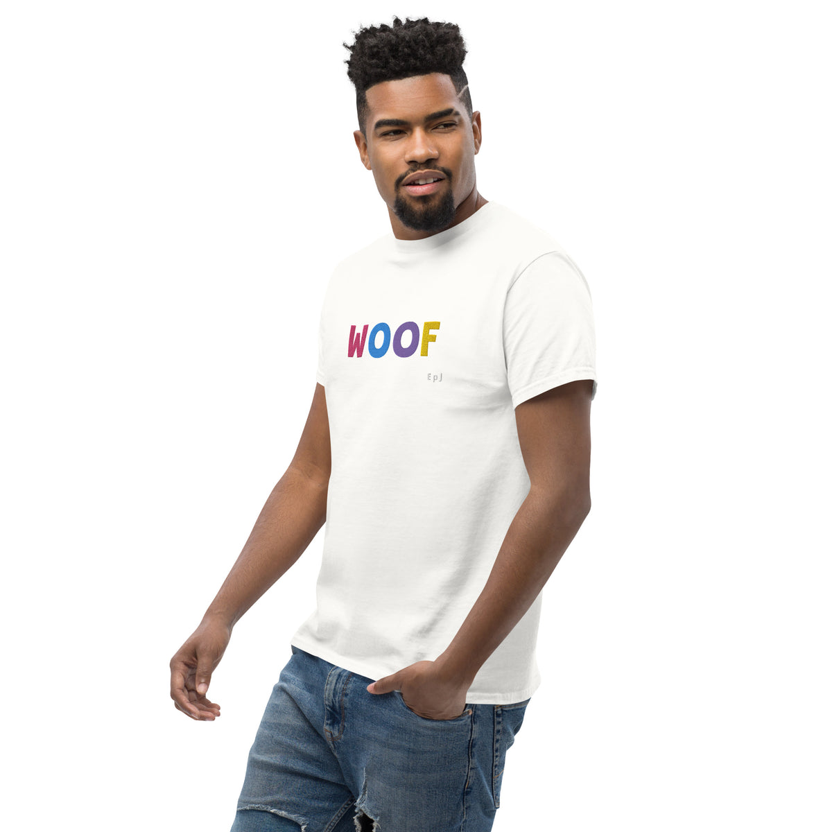 Camiseta clásica unisex woof