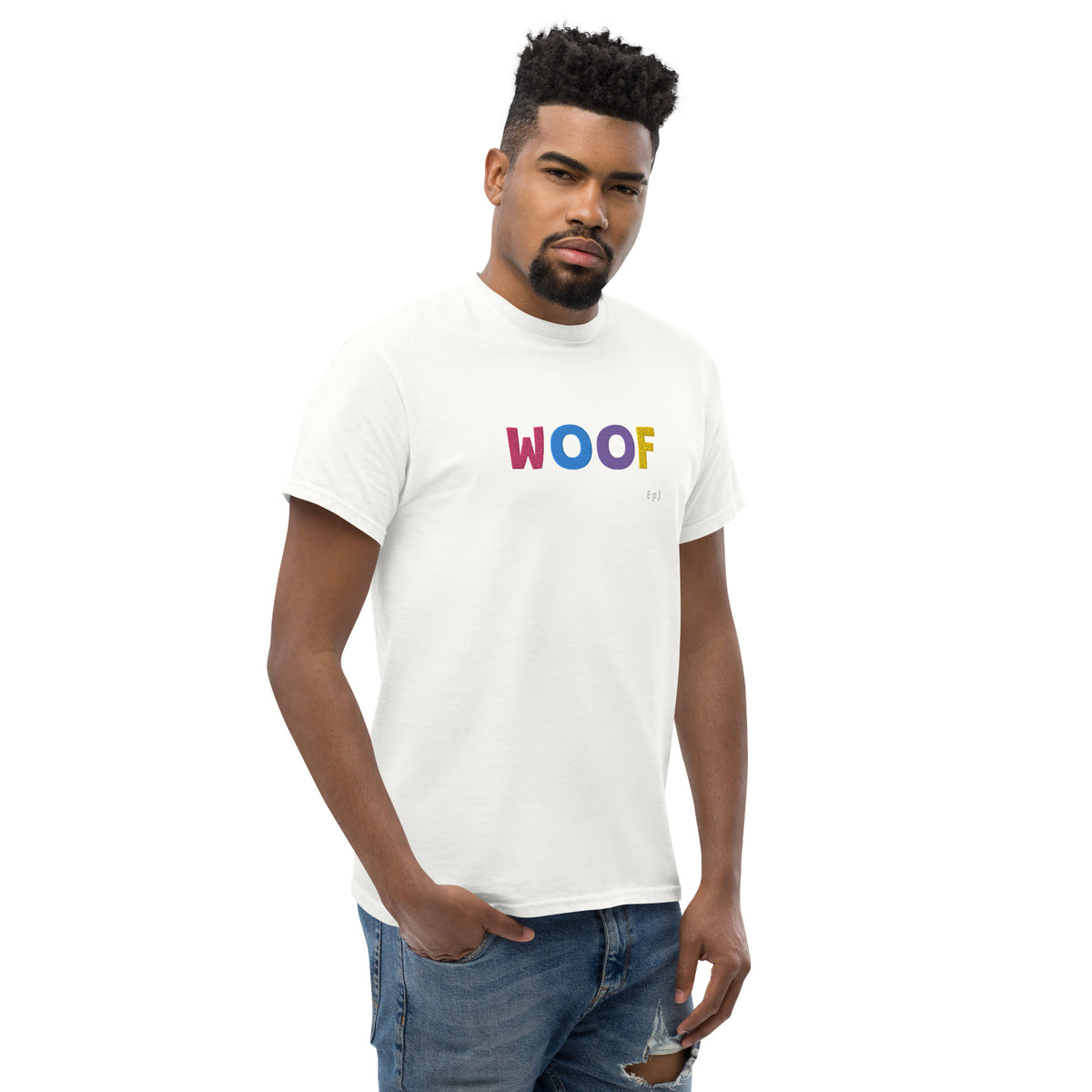 Camiseta clásica unisex woof