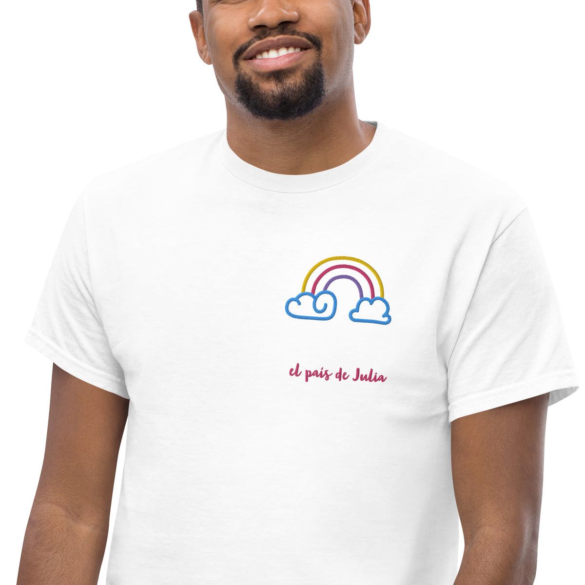 Camiseta clásica unisex arcoiris