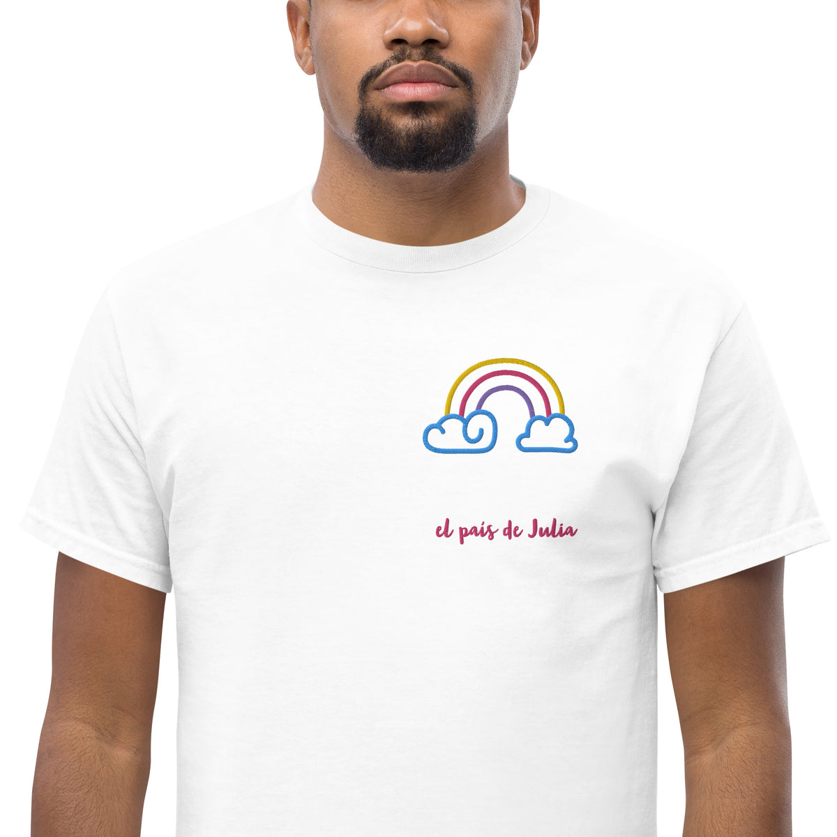 Camiseta clásica unisex arcoiris