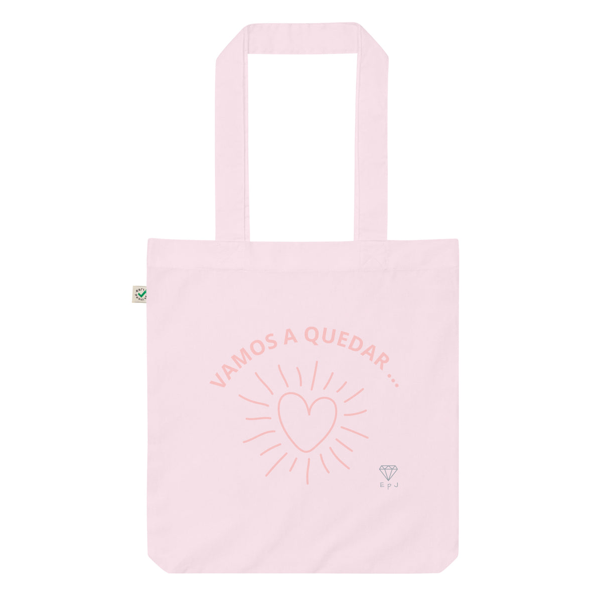 Tote bag orgánica de moda VAMOS A QUEDAR