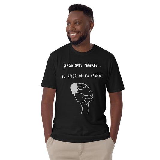 Camiseta de manga corta unisex el amor de mi caniche