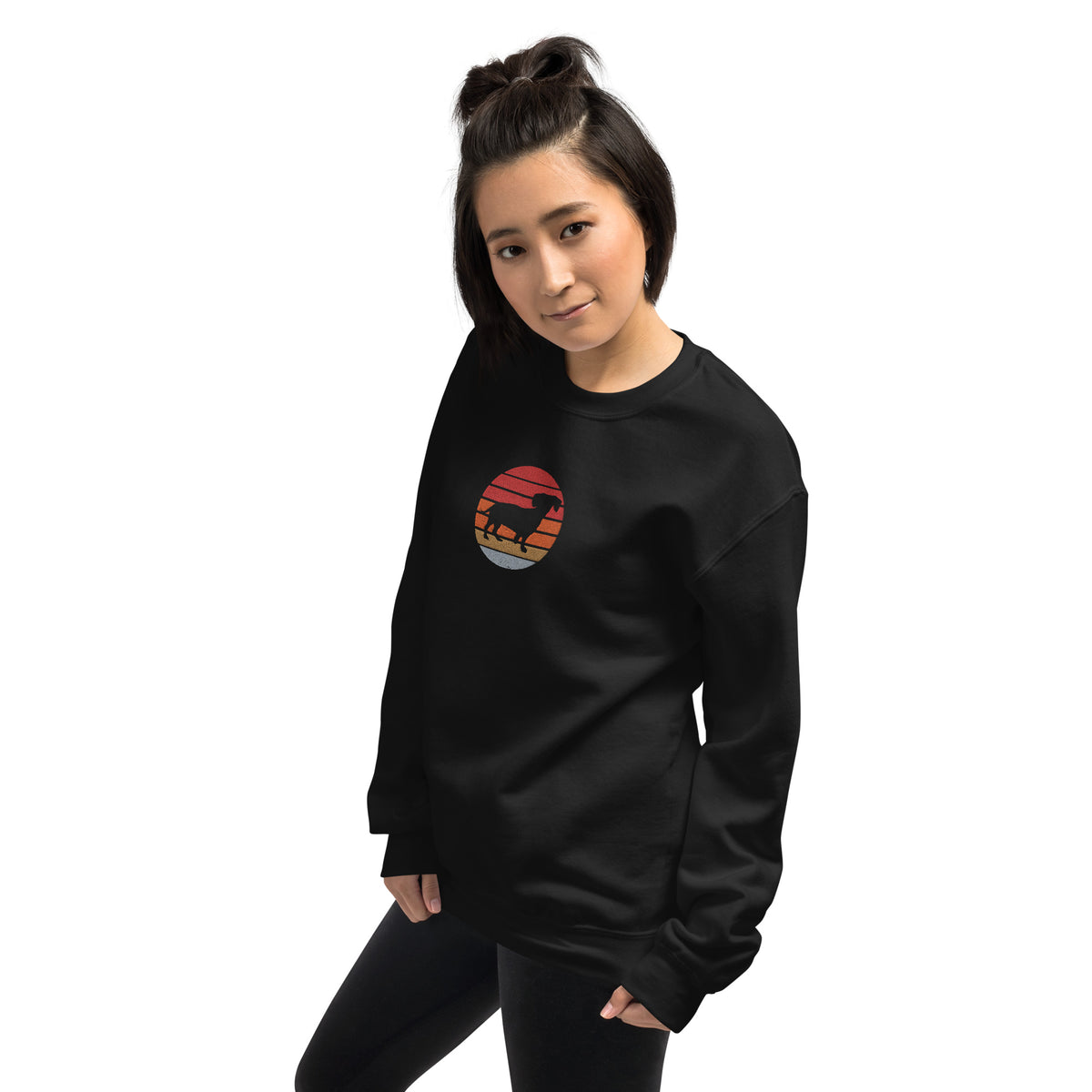 Sudadera unisex sombra teckel bordado