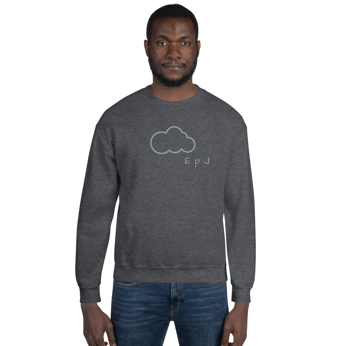 Sudadera unisex nube bordada