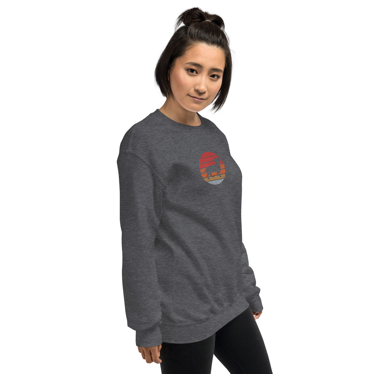 Sudadera unisex sombra teckel bordado