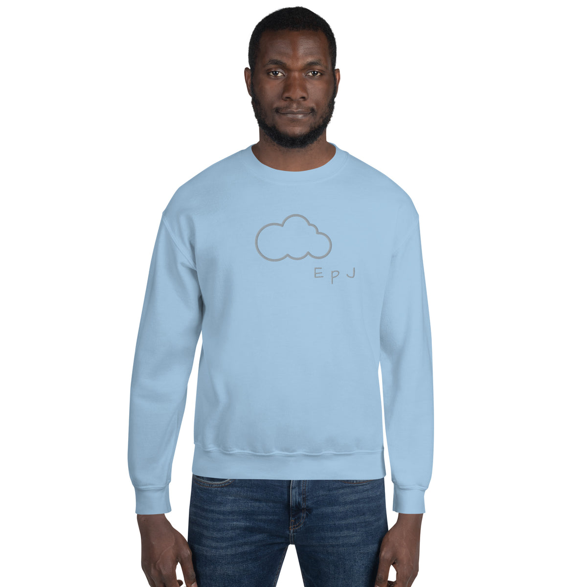 Sudadera unisex nube bordada