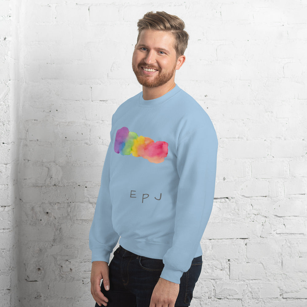 Sudadera unisex nube de colores