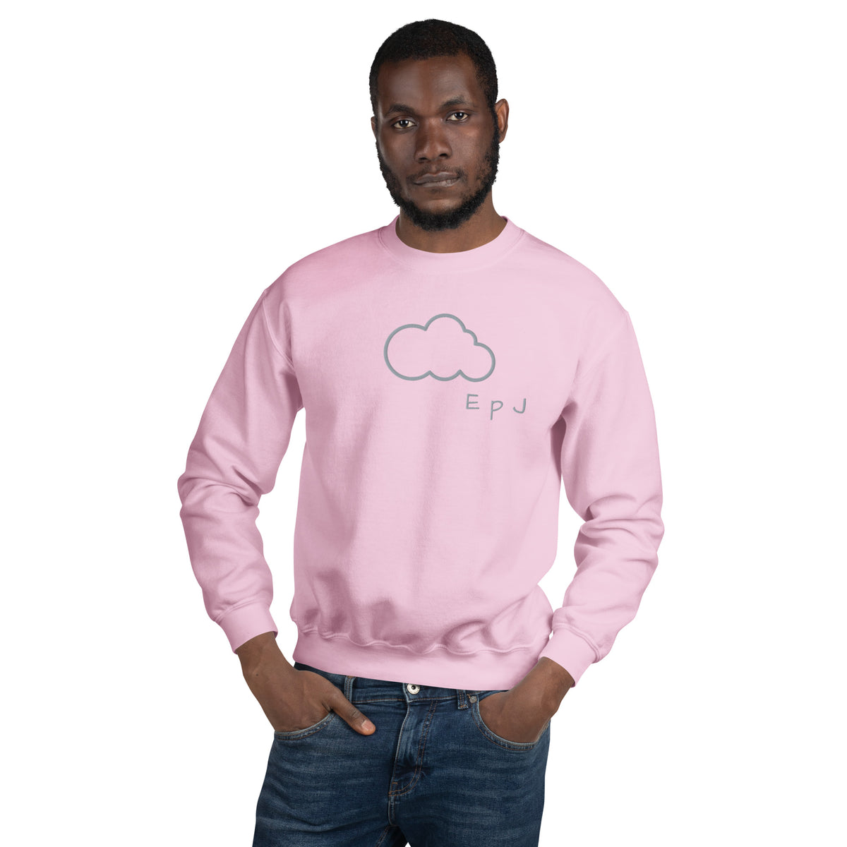 Sudadera unisex nube bordada