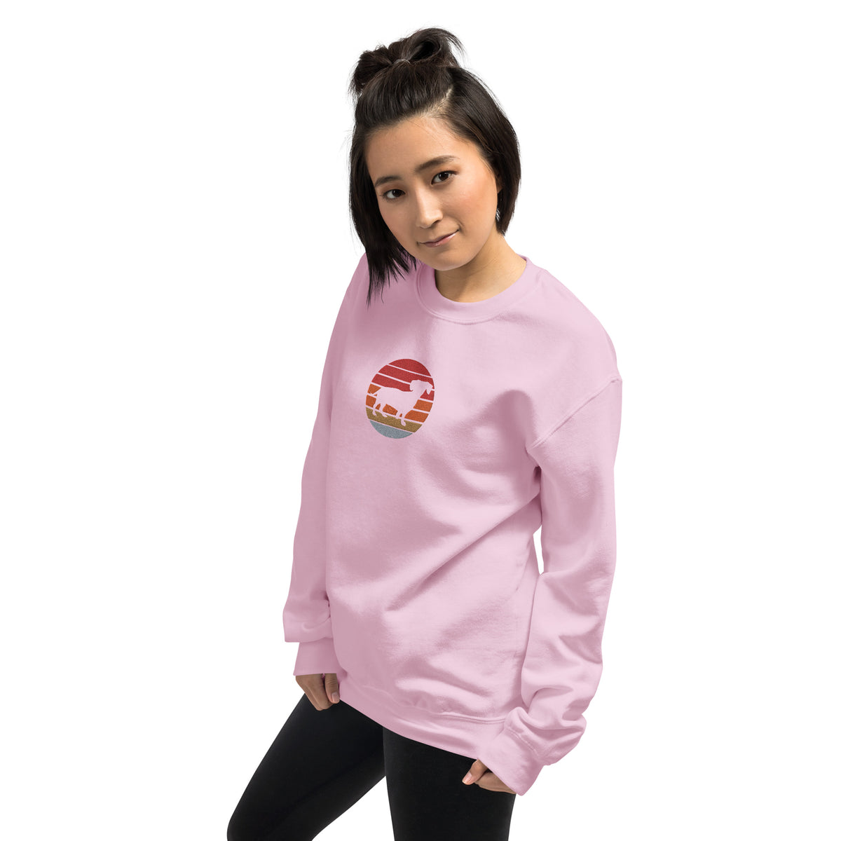 Sudadera unisex sombra teckel bordado
