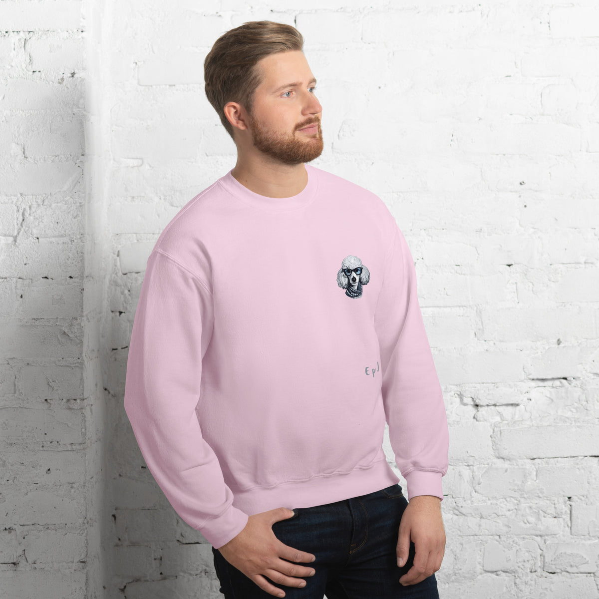 Sudadera unisex caniche gafas