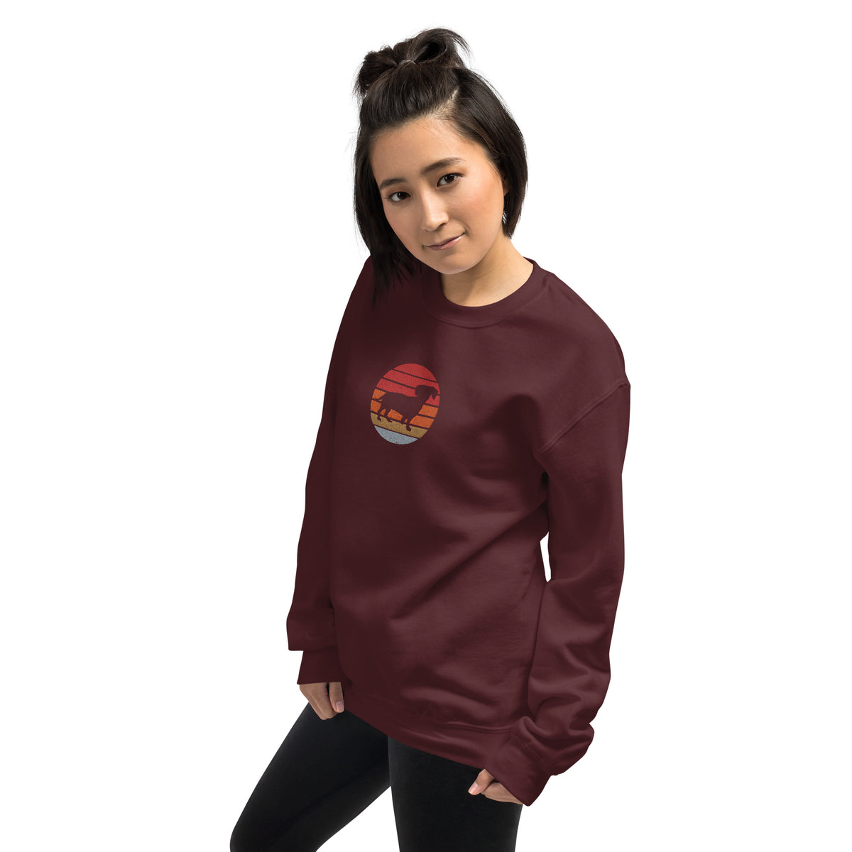 Sudadera unisex sombra teckel bordado