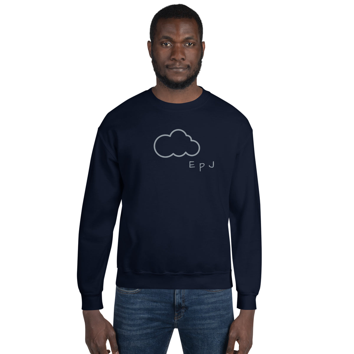 Sudadera unisex nube bordada