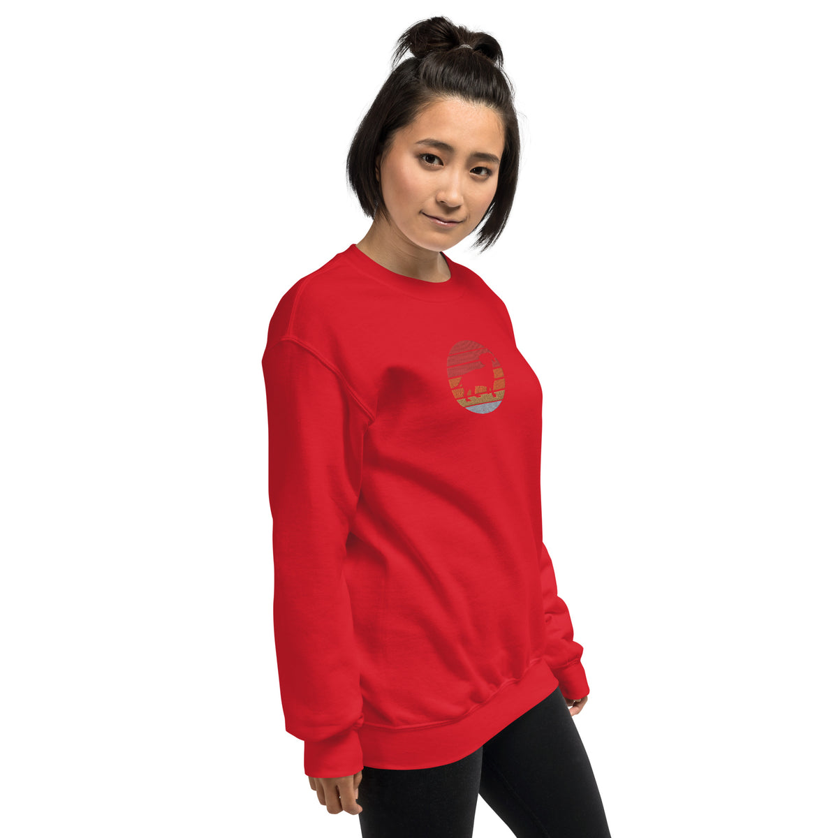 Sudadera unisex sombra teckel bordado