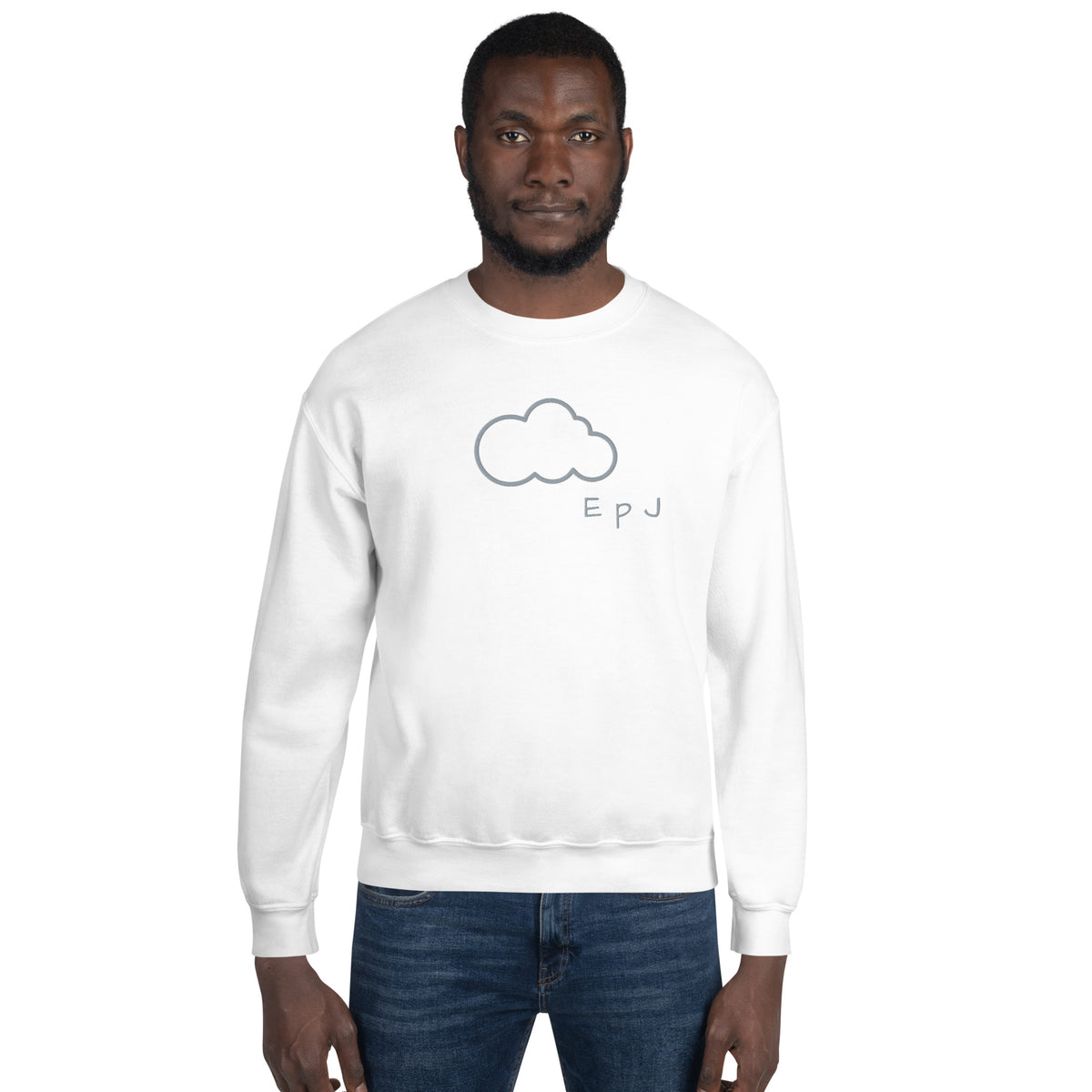 Sudadera unisex nube bordada