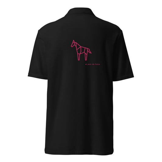 Polo de piqué unisex hípica