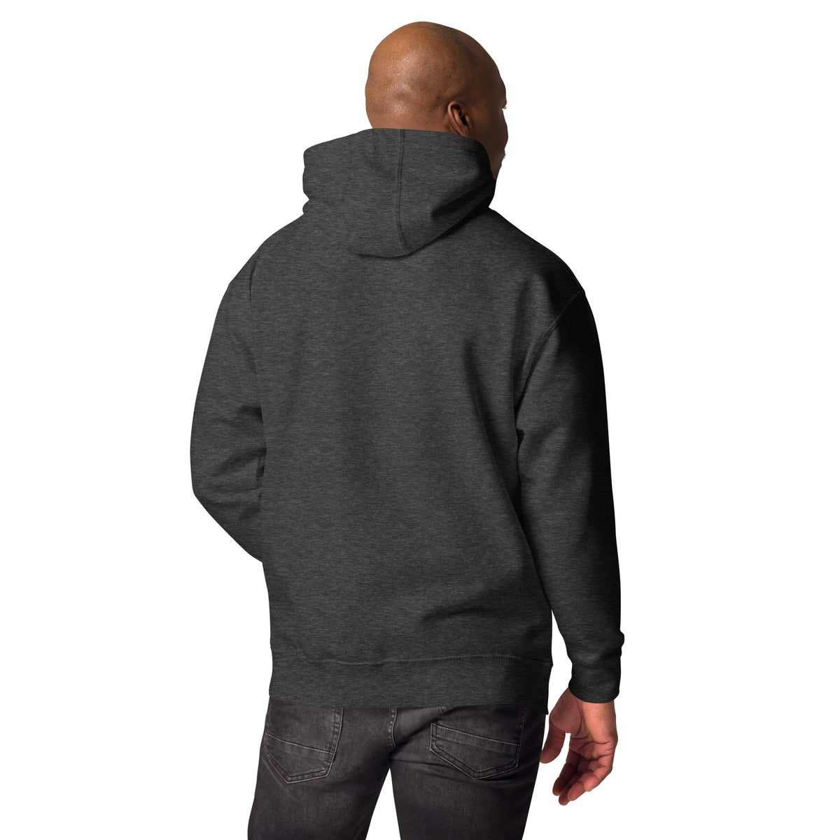 Sudadera con capucha unisex huella bordada