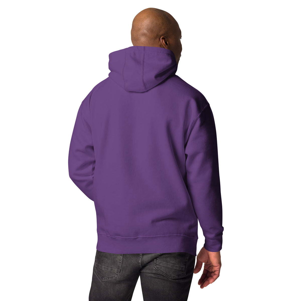 Sudadera con capucha unisex huella bordada